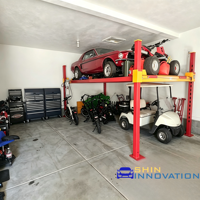 Système de stationnement de véhicules à deux niveaux certifié CE, élévateur hydraulique pour garage domestique