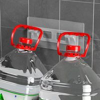 Support d'étagère invisible auto-adhésif sans perçage en plastique, support de charge pour panneau de séparation de placard