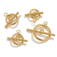 Fermoirs à bascule en acier inoxydable OT, fermoirs en forme de T, attaches, connecteurs d'extrémité IQ pour la fabrication de colliers, bracelets et bijoux en DIY