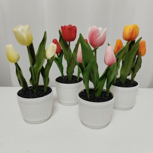 Planta Artificial en Maceta Duofu Misty, Flores de Plástico de Lujo para Decoración de Interiores, Mesa, Halloween, Navidad, Regalos, Hogar, Escuela - Product Image 6