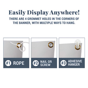 Khuyến mại Tùy chỉnh tốt nghiệp biểu ngữ 2025 Vinyl PVC in tổ chức sự kiện bên hiển thị phụ kiện sân dấu hiệu - Product Image 3