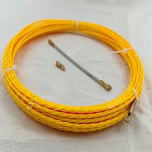 Cinta <span class=keywords><strong>Pasacables</strong></span> Verde <span class=keywords><strong>Helicoidal</strong></span> de 4mm y 20 Metros con Punta de Cable de Acero - Product Image 5