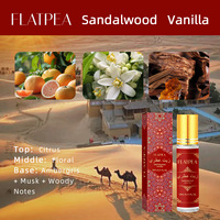 Huile de parfum Attar de bois de santal arabe de qualité supérieure, parfum boisé longue durée, mélange d'huiles essentielles naturelles, roll-on 10 ml