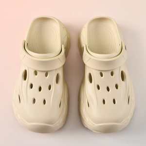 <b>Clogs</b> Women Summer Outdoor EVA Thick Sole Anti Slip Breathable Light Blue Crocs Shoes 35-45 - Product Image 4