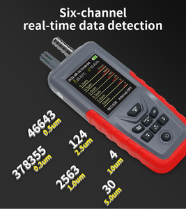 6 Channels Laser <strong>Handheld</strong> <strong>Air</strong> Quality Monitor Outdoor Meter PM2.5 Portable <strong>air</strong> <strong>Particle</strong> <strong>Counter</strong> With Data Logger - Product Image 2
