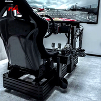 directa OEM, posición de sentado doble ajustable, simulador de conducción DIY, soporte de juego, aparejo Sim, cabina de carreras
