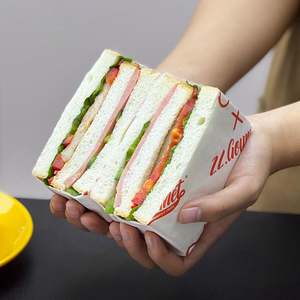 Empaquetado de Papel a Prueba de Grasa e Impermeable de Grado Alimenticio con Logotipo Impreso Personalizado de Fábrica para Envolver Hamburguesas, Sándwiches, Pizza y Pan - Product Image 5