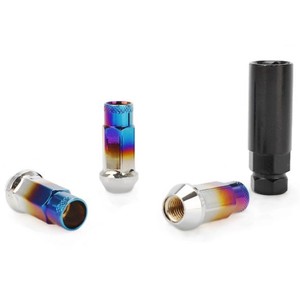 ชุดน็อตล้อ M12X1.5 20 ชิ้น พร้อมกุญแจ ชุบโครเมียม สำหรับล้อและยาง - Product Image 4