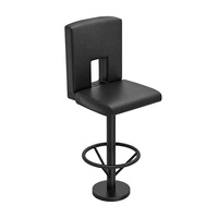 Tabouret de bar en métal personnalisé, chaise de restaurant moderne, mobilier durable et élégant pour cuisine, salle à manger, hôtel, bar, parc, villa, centre commercial, rond