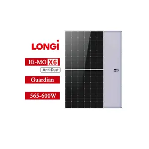 Longi Hi-mo X6 과학자 탐색기 Lr5-72hthf 590-600m 하프 컷 셀 Hpbc 기술 Longi 태양 전지 패널 모듈 590w 595w 600w