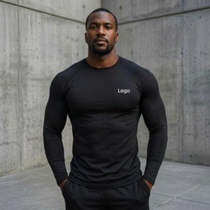 Camisetas Deportivas de Poliéster para Hombre, Personalizadas de Fábrica, con Estiramiento en Cuatro Direcciones, Secado Rápido, Impresión DTG, para Maratón, Gimnasio, Deportes al Aire Libre - Product Image 1