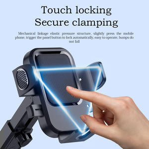 <span class=keywords><strong>Support</strong></span> de téléphone de <span class=keywords><strong>voiture</strong></span> stable de haute qualité pour la navigation GPS, fixation par ventouse <span class=keywords><strong>automatique</strong></span>, matériau ABS, rotation à 360 degrés, s'adapte au pare-brise - Product Image 4