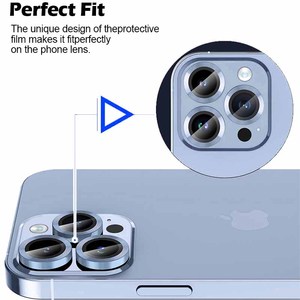 WEADDU Hawk Eye CD grain métal Len protecteur d'écran protecteur d'objectif de caméra pour iphone 16 15 14 pro max <span class=keywords><strong>Film</strong></span> de protection pour appareil photo - Product Image 4