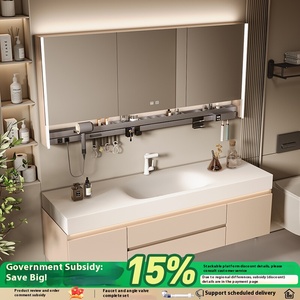 Bộ tủ phòng tắm thông minh-Chậu rửa phòng tắm đơn giản và hiện đại - Product Image 2