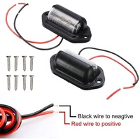 12v 6 Led plaque d'immatriculation lumière coffre interrupteur pour Suv Vans camion remorque feu arrière avertissement lampe arrière voiture ampoule accessoires