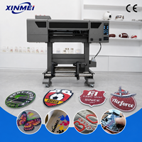 Nouvelle imprimante XINMEI I3200 UV DTF 3D pour patchs TPU, étiquettes gaufrées, transfert thermique sur vêtements, logos en relief, rouleau à rouleau
