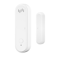 Capteur de porte/fenêtre WIFI Tuya avec bras de sirène 80dB/fonction de désarmement Détecteur de fenêtre de porte intelligent