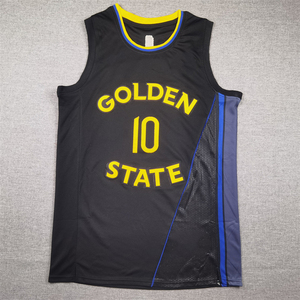 Bordado Personalizado al por Mayor de los <span class=keywords><strong>Golden</strong></span> <span class=keywords><strong>State</strong></span> <span class=keywords><strong>Warriors</strong></span> Temporada 2025 # 30 # 11 # <span class=keywords><strong>Camiseta</strong></span> de <span class=keywords><strong>Baloncesto</strong></span> 35, Malla de Poliéster, Unisex, Adulto, Transfronterizo - Product Image 4