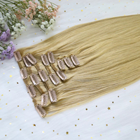Extensions de cheveux Remy vierges vietnamiens 100% de haute qualité, lisses naturels, soyeux, ondulés, double épaisseur, à clipser