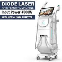 Perfectlaser - Máquina de Depilación Láser de Diodo de Alta Potencia de 4500 W, Profesional, de Alta Eficiencia, Pantalla 4K, Eliminación de Tatuajes con Láser de Picosegundos