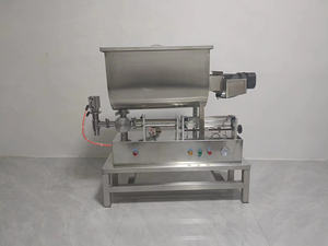 Máquina de Llenado y Mezcla Semiautomática Neumática de Pistón para Líquidos Viscosos con Tolva Grande para Miel Líquida - Product Image 6