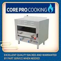 Grill de comptoir au gaz naturel/GPL Core Pro CP-SM24 en acier inoxydable de qualité alimentaire, 26 000 BTU, avec grille réglable sur 4 positions