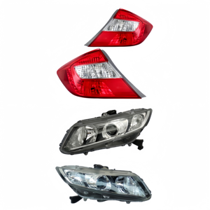 Jeu de phares, feux arrière, kit de carrosserie, remplacement pour Honda Civic Sedan <span class=keywords><strong>4</strong></span> portes 2012 <span class=keywords><strong>2013</strong></span> - Product Image 2
