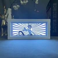 Lampada 3D Personalizzata di Alta Qualità con 167 Stili Pokémon Greninja, Scatola Luminosa LED Anime, Serie Cosplay Artigianale