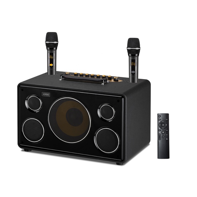 Altavoz De Karaoke Baffle bluetooh Avec Micro Sans Fil Karaoke Speaker with Mic and bluetooh for Home/party/outdoor/beach