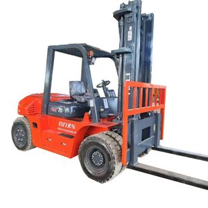 Chinese Brand High Efficiency 7T Heli Diesel Forklift Used Condition Machinery Earth-Moving Machine Internal Combustion Forklift - Product Image 1