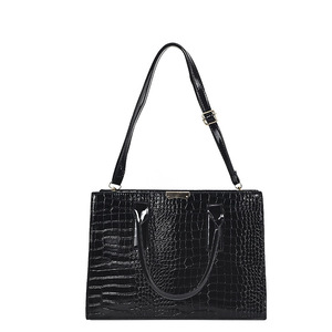 Dropshipping shopify 2025ใหม่ชุดสามชิ้นลายจระเข้ย้อนยุคสำหรับผู้หญิงกระเป๋าคาดลำตัวสะพายไหล่กระเป๋าถือ - Product Image 3