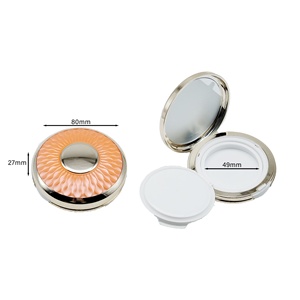 Nouveau 15g coque ronde coussin d'air étui correcteur BB crème fond de teint liquide étui vide flip <span class=keywords><strong>top</strong></span> poudre gâteau étui avec miroir - Product Image 4