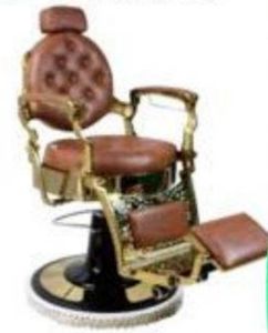 Fauteuil de Barbier Professionnel Rétro 2026 pour Salon de Coiffure – Mobilier Durable Marron, Blanc, Or, Vert, Gris – Chaise de Lavage pour Barbier. - Product Image 2