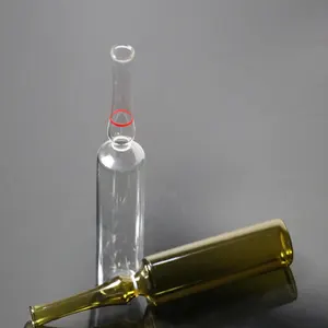 Ampoule vide en verre ambre et transparent, pièces, 1ml 2ml 3ml 5ml 10ml 20ml