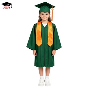 Túnica y Birrete <span class=keywords><strong>de</strong></span> Graduación Mate para Niños, Precio <span class=keywords><strong>de</strong></span> Fábrica China, Unisex, para Niños - Product Image 2