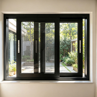 Fenêtre coulissante en aluminium HUACAI STC 35, fenêtre testée pour l'acoustique, idéale pour l'ingénierie acoustique