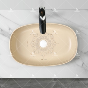 Chậu rửa mặt sứ cao cấp thiết kế hiện đại, bán chạy, đặt trên mặt bàn, phòng tắm - Product Image 2