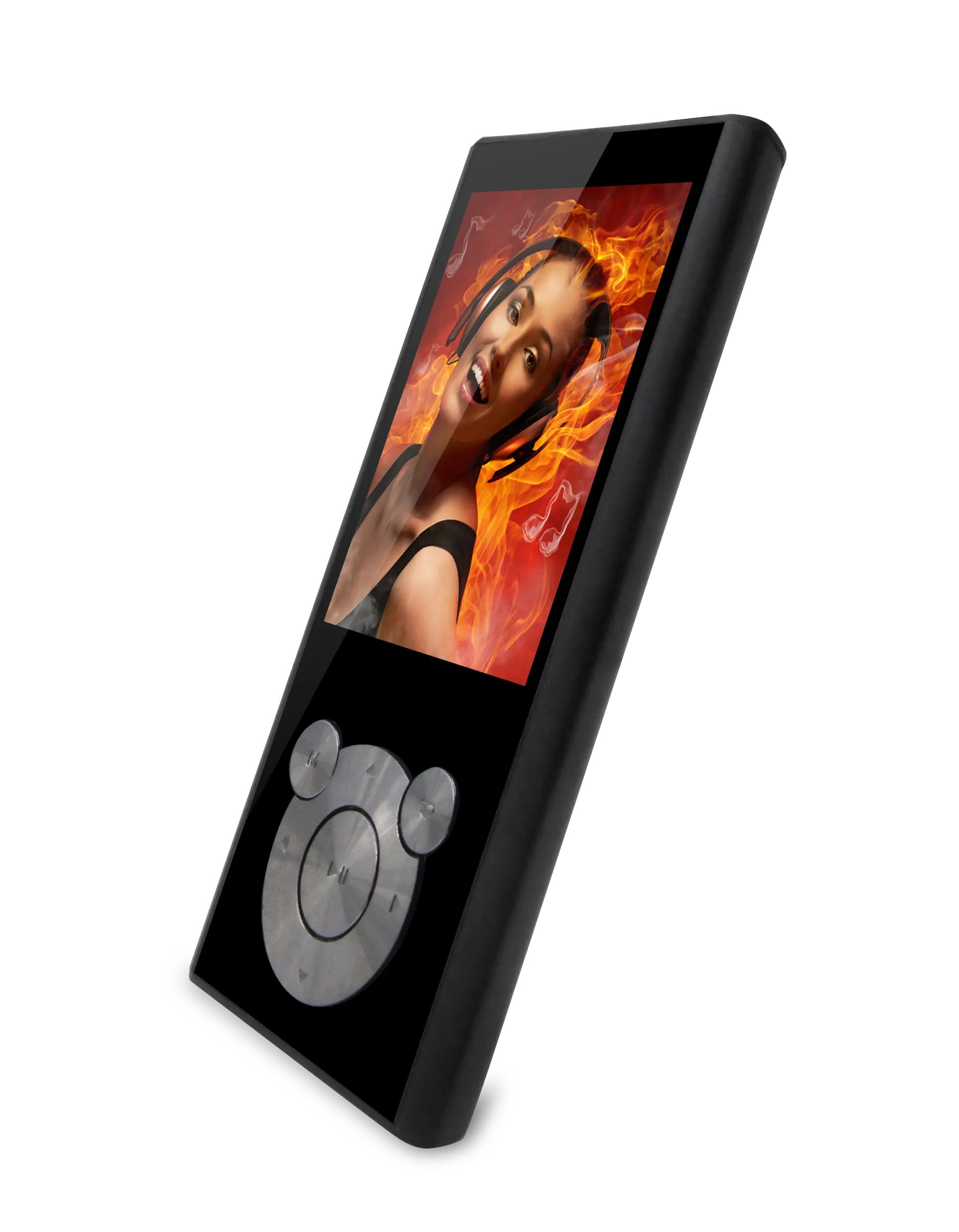 비디오 MP4 음악 플레이어 2.4 인치 휴대용 오디오 사진 전자 책 FM 마이크 녹음 금속 버튼 큰 배터리