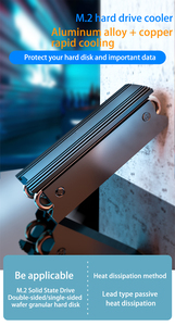 Giá Bán Buôn M.2 NGFF Solid State Drive Tản Nhiệt NVME Tản Nhiệt Cooler Pad Làm Mát Cho 2280SSD Đĩa Cứng - Product Image 2