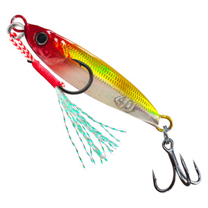 Señuelo de pesca de 40 mm con doble anzuelo para lubina, caballa y pez mandarín, cebo artificial de fondo de hundimiento lento para pesca en el mar - Product Image 1