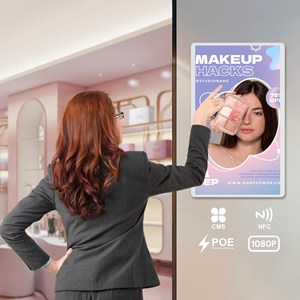 Wall Mount Android 13 32-Inch Touch Screen <strong>LCD</strong> Digital Signage Display 4+32Gb Optional POE NFC 6 TOPS AI 12V Business Use - Product Image 1