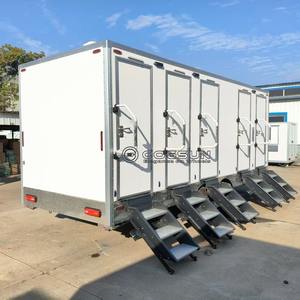 Unité <span class=keywords><strong>de</strong></span> salle <span class=keywords><strong>de</strong></span> bain sanitaire préfabriquée <span class=keywords><strong>de</strong></span> luxe, toilettes mobiles modulaires, cabine <span class=keywords><strong>de</strong></span> douche en acier inoxydable, toilettes portables à vendre - Product Image 5