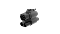 CCS2 vers CCS1 Adaptateur DC + AC 1000V 250A LP54 Connecteur de charge rapide étanche et anti-poussière Connecteur CCS2 vers CCS1 EV