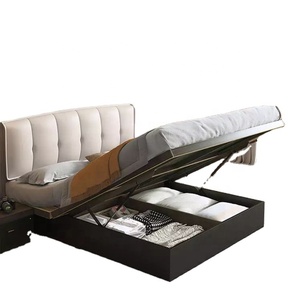 Gcon-caja de madera moderna de alta calidad, diseño de cama estilo <span class=keywords><strong>bali</strong></span>, marco de cama queen de madera con almacenamiento, precio al por mayor - Product Image 1