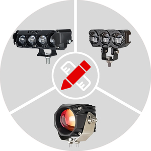 ไฟหน้า LED แบบปลั๊กตรงเลนส์โปรเจคเตอร์รถยนต์ขนาดมินิ OEM - Product Image 4