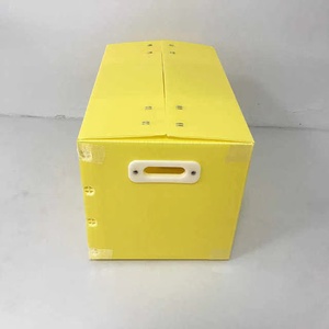 Nhà máy bán tuyệt vời tùy chỉnh có thể gập lại PP tấm rỗng Poly nhựa coroplast <span class=keywords><strong>corrugated</strong></span> Stackable hộp carton - Product Image 2