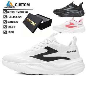 Chaussures de course confortables pour hommes et femmes, avec amorti et absorption des chocs, pour le sport quotidien, logo personnalisé, chaussures de marche unisexes - Product Image 1