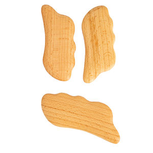 Herramienta de Masaje Guasha, Gua Sha de Madera Natural de Haya - Product Image 2