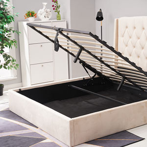 Commercio all'ingrosso di fabbrica moderno King Queen Size letti in pelle <span class=keywords><strong>150x200</strong></span> velluto tessuto letti tappezzeria contenitore <span class=keywords><strong>letto</strong></span> - Product Image 6