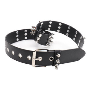 <span class=keywords><strong>Ceinture</strong></span> en cuir cloutée style punk transfrontalier, unisexe, inspirée du hip-hop <span class=keywords><strong>et</strong></span> d'Instagram, polyvalente, pour tenue de travail <span class=keywords><strong>et</strong></span> subculture - Product Image 6